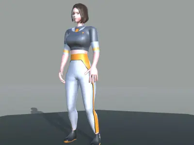 Sports Avatars Rigged  3D model
