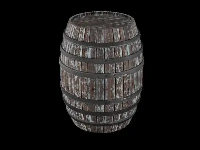 3D Barrel 3D Model 3D model