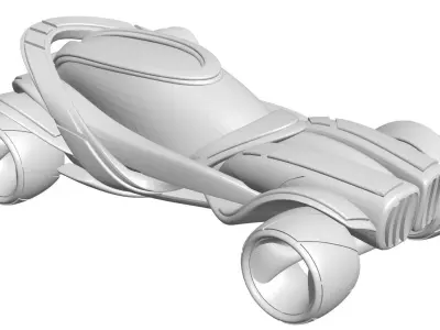 Car - concept 3D print model