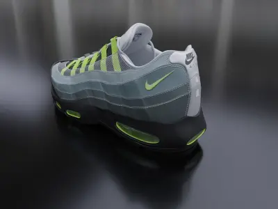 Nike airmax sneaker Low-poly 3D model