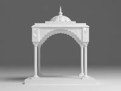 Indian Palace Canopy 3D model