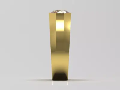 The 3D Model of the Mens Ring model MR0135 3D print model