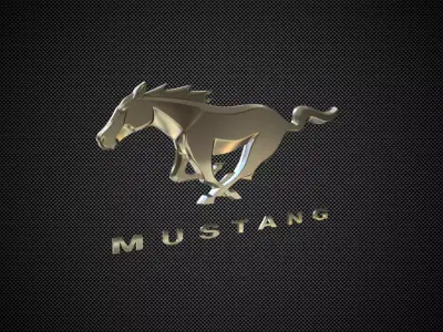 horse logo 3D model V3