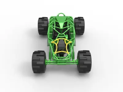 Formula Off Road Scale 1 to 25 3D print model