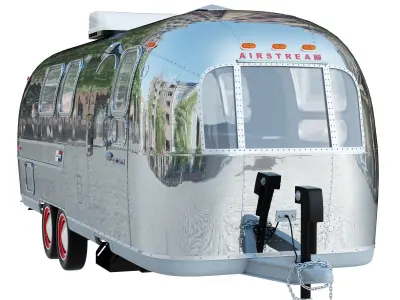 Airspresso coffee food trailer  3D model