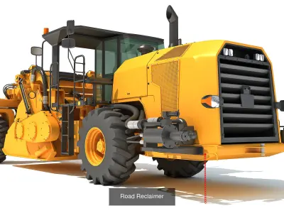 3D Mining and Construction Vehicles 3D Model Collection