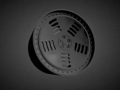 Rotiform BM1 scalable and Printable rim 3D print model