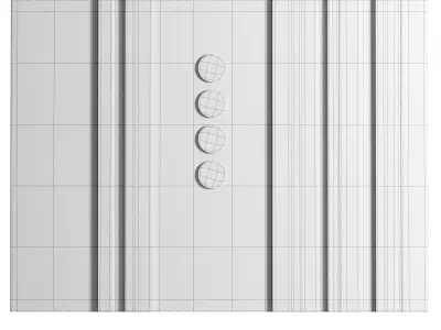 Panel 3D model 18