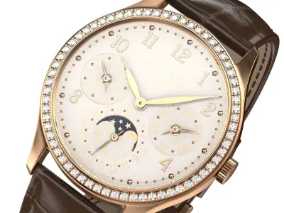 Patek Philippe 7140G Grand Complications Gold 3D model