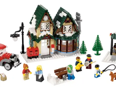 TwindBricks3D - 10222 Winter Village Post Office 3D print model