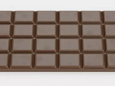 -Chocolate Bar V1- 3D model
