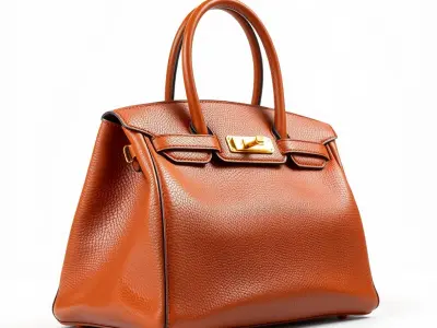 Luxury Leather Handbag D Model Pack Low-poly 3D model