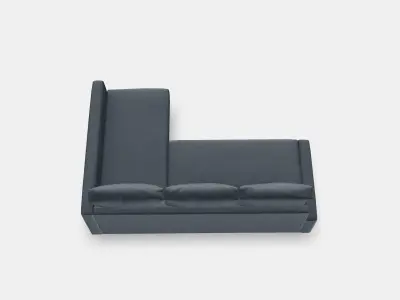 FRIHETEN Corner sofa-bed with storage 3 Low-poly 3D model