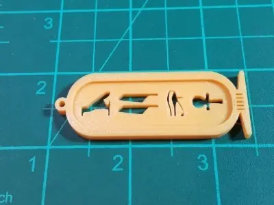 ANCIENT EGYPTIAN KEY CHAIN  Free 3D print model
