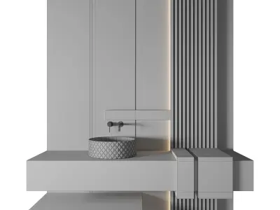 Luxury Bathroom 260 3D model