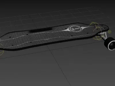 Electric Skateboard Formula X 3D model