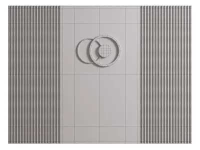 Panel  3D model 6
