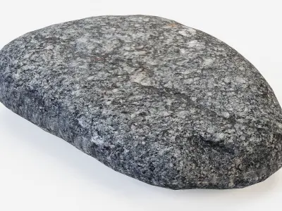 Small Stone 05 PBR Low-poly 3D model