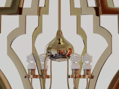 Pattern Makers Chandelier 3D model