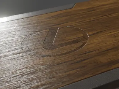 Lexus Hoverboard detailed 3d model Low-poly 3D model