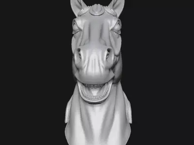 horse 3D print model 6
