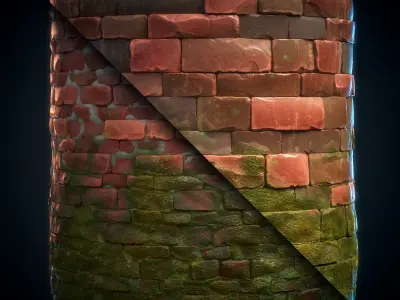 Wall Material - VOL 05 - Maps - Sbsar Texture