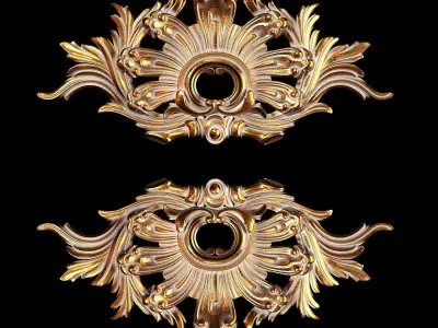 Classic carved 027 3D model