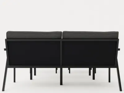 Rana sofa set Low-poly 3D model purchase