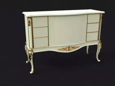 dressing table 3D model buy