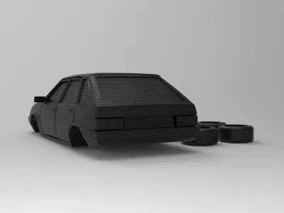 LADA SAMARA - VAZ 2109 2108 3D print model