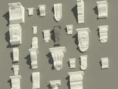 Revit Decorative Plaster  3D model