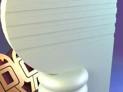 Modern Curve Decor 3D print model