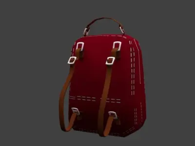 BACKPACK Low-poly 3D model