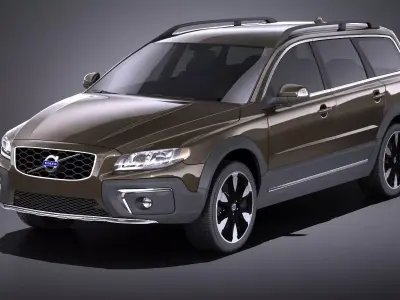 VOLVO XC70 2014 VRAY 3D model
