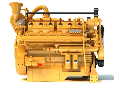 Generator  Industrial Engine 3D model