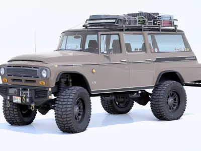 1968 International Harvester Travelall Off-Road 3D model