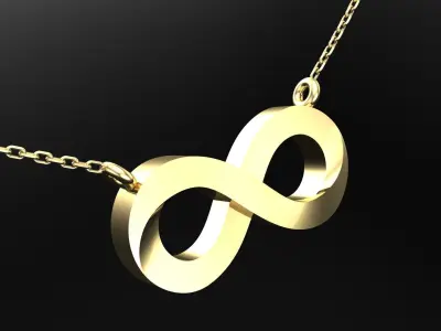 Pendant P10 The luxury female pendant 3D print model