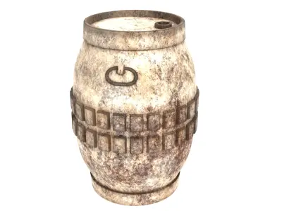 Tatooine Small Barrels  1-18 scale Free 3D print model