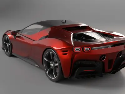 Ferrari SF-90 Stradale 3D model