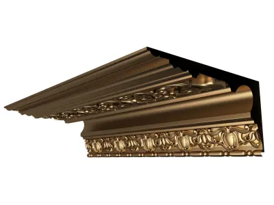 Cornice Decoration Molding 06 Low-poly 3D model