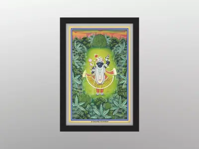 Braj Art Painting 3D model