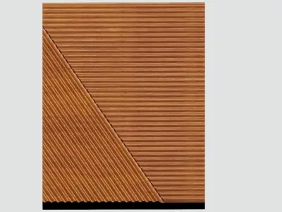 panel for CNC wood carving   3D model