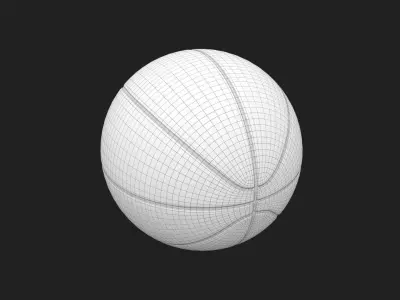 Basketball 3D model 5