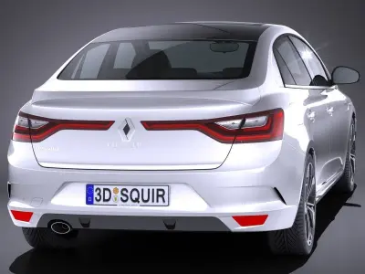Renault Megane Sedan 2017 3D model