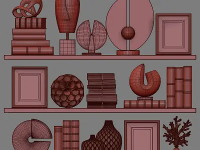 Decor Set 140 3D model
