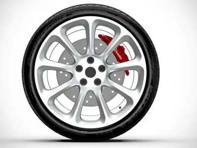 Wheel v14 3D model