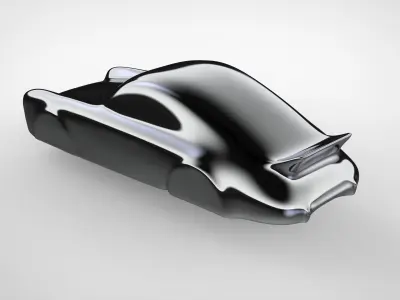 Porsche 73RSR Speedorm Model Sculpture Artwork 3D model