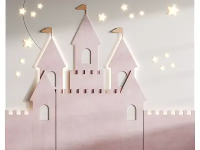 Kids wall panel 2 3D model