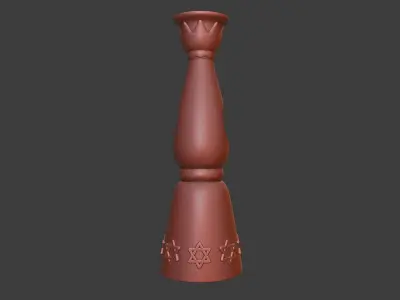 Jewish vase 3D print model