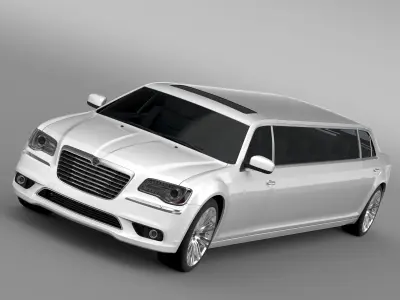 Lancia Thema Limousine 3D model